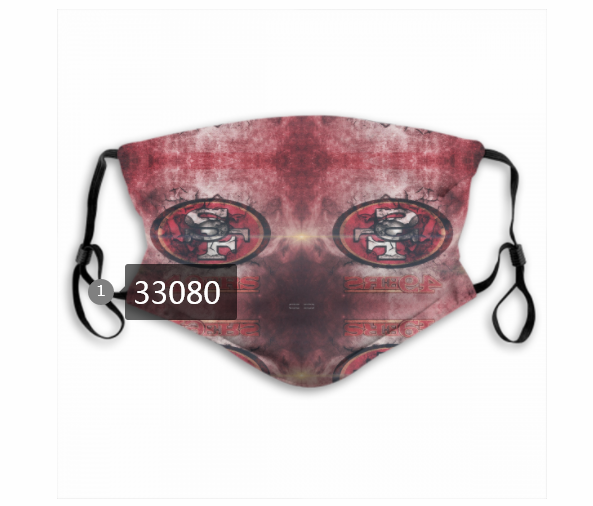 New 2021 NFL San Francisco 49ers #29 Dust mask with filter